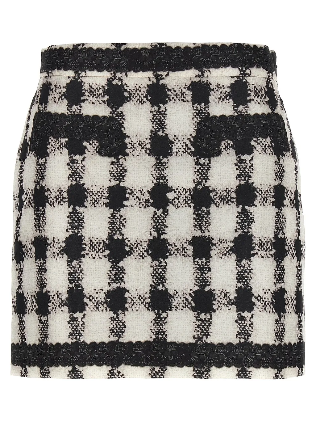 Moschino Texture Print Padded Mini Skirt
