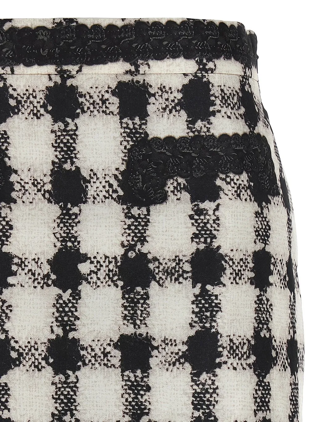 Moschino Texture Print Padded Mini Skirt