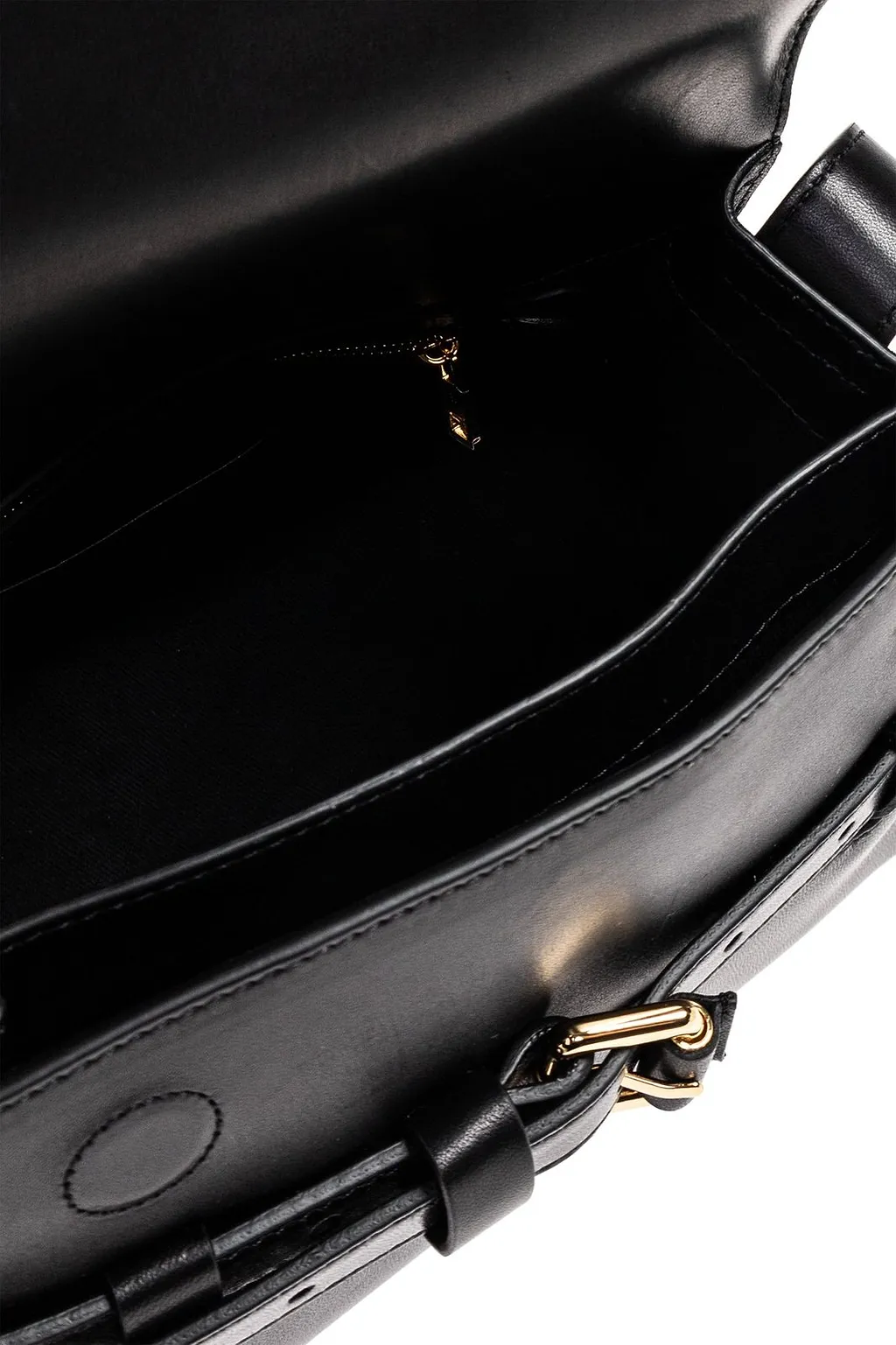 Moschino Tie Me Foldover Top Crossbody Bag