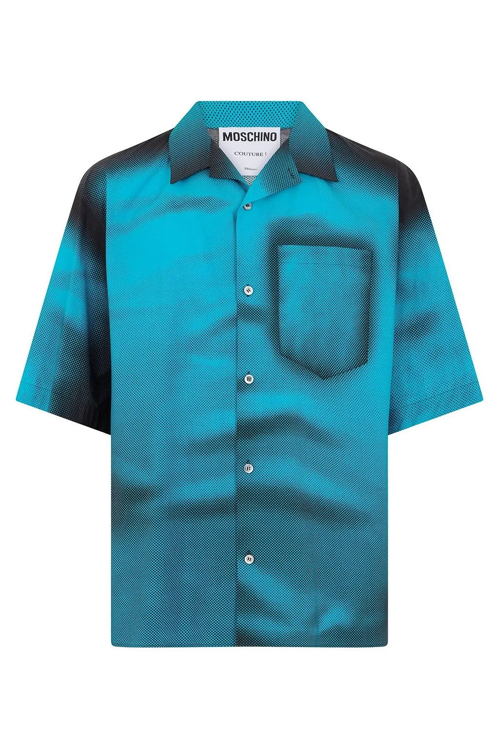 Moschino Short-Sleeve Patterned Shirt