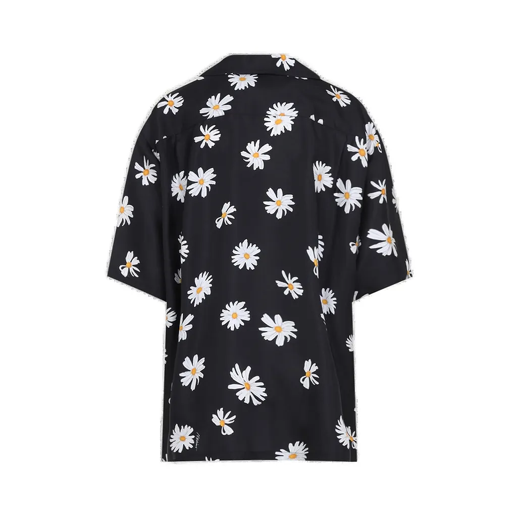 Moschino Short-Sleeved Floral Printed T-Shirt