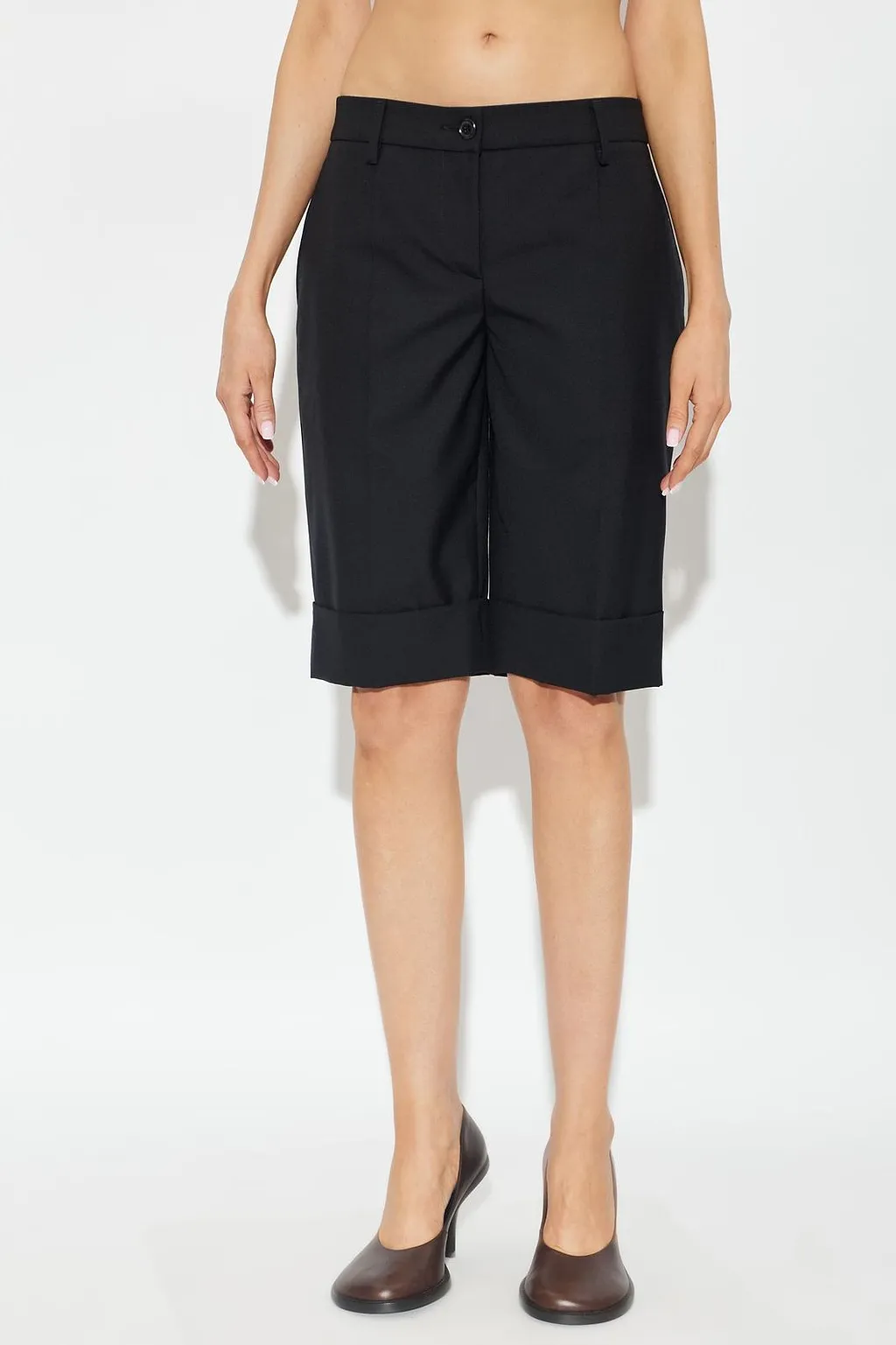 Moschino Turn-Up Tailored Shorts
