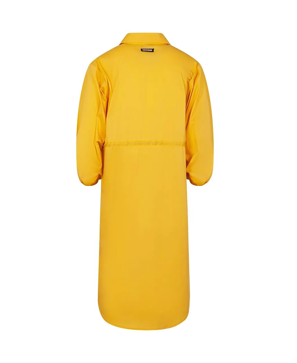Msgm Kids Long-Sleeved Drawstring Shirt Dress