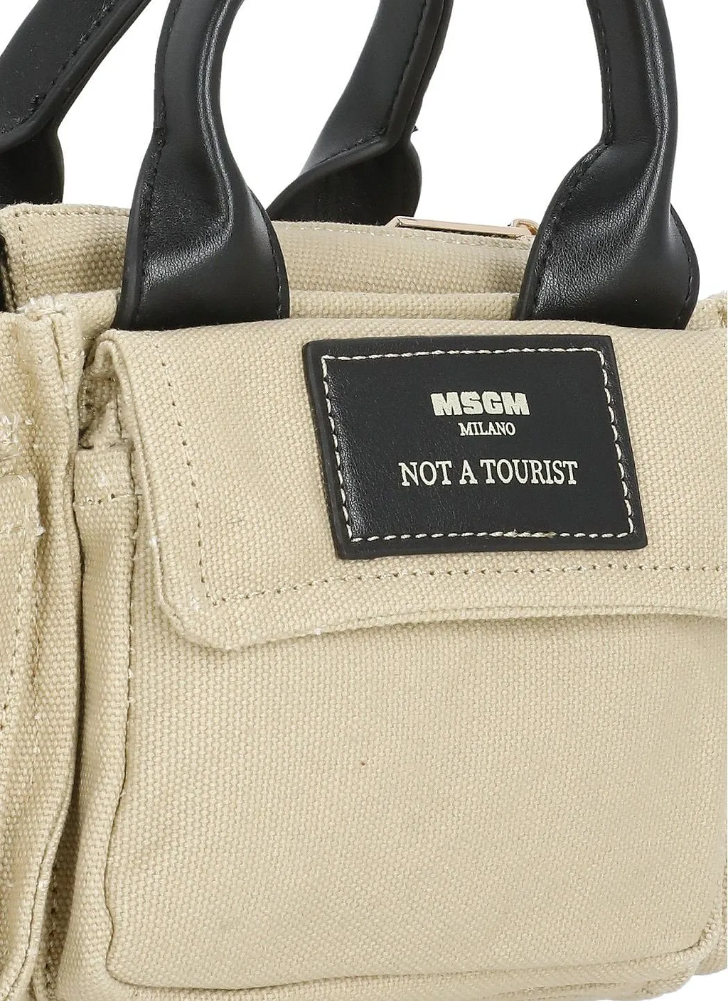 Msgm Kids Mini Pocket Tote Bag