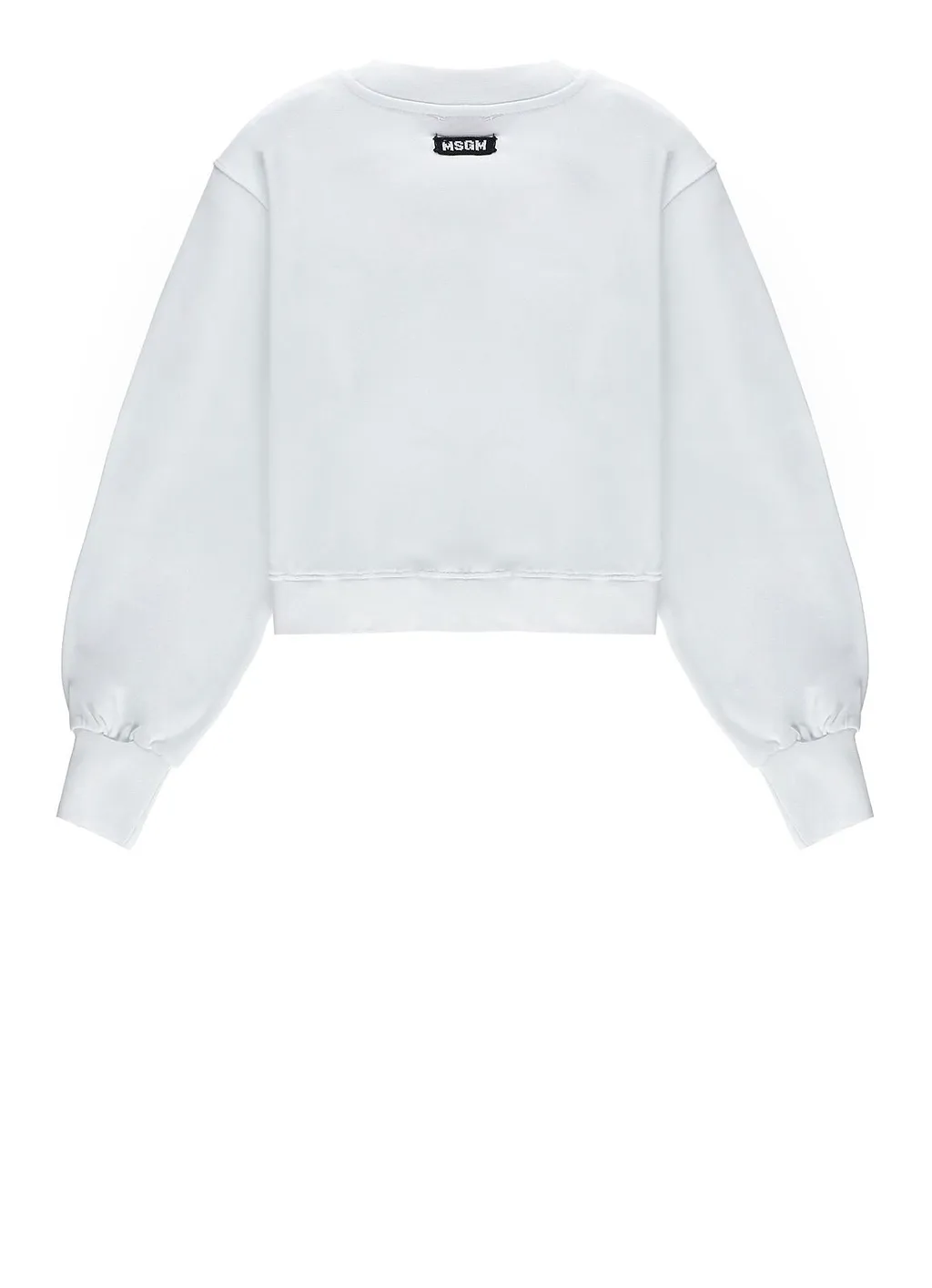 Msgm Kids Sequined Logo Sweatshirt
