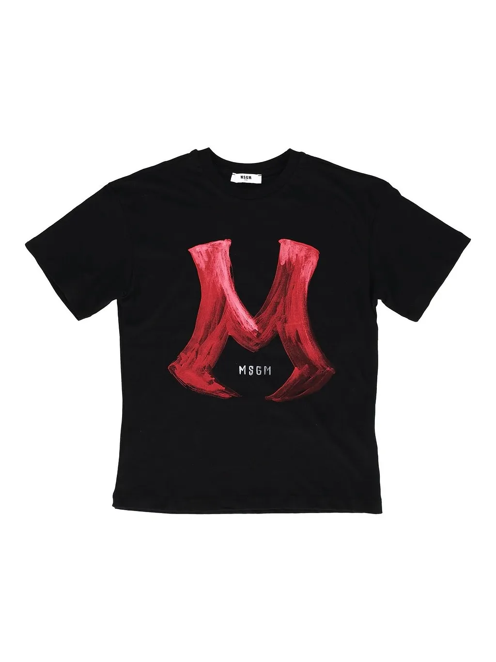Msgm Kids Short Sleeve Crewneck T-Shirt