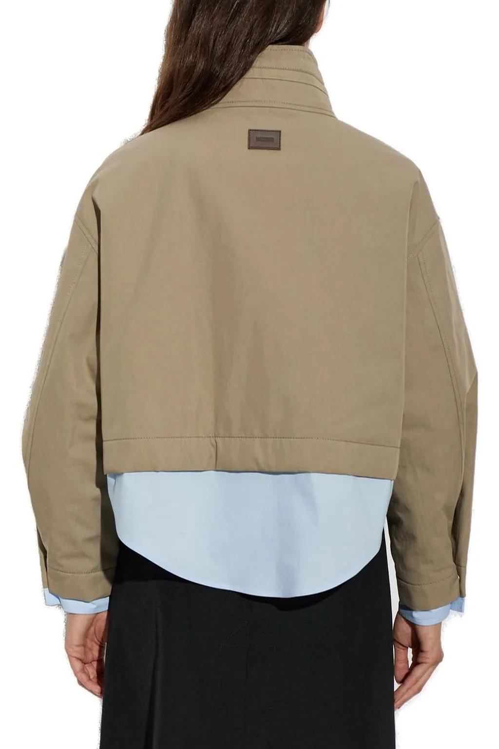 Moschino Zipped Cropped Jacket