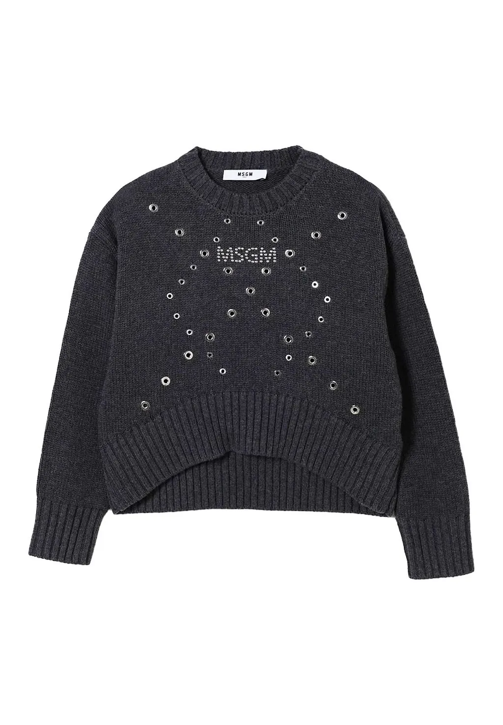 Msgm Kids Studded Jumper