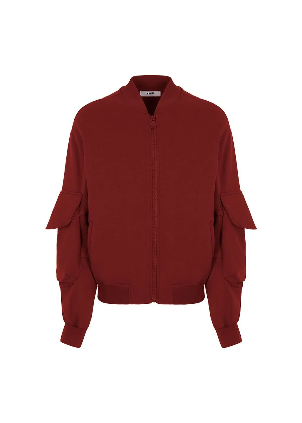 Msgm Kids Zipped Bomber Jacket