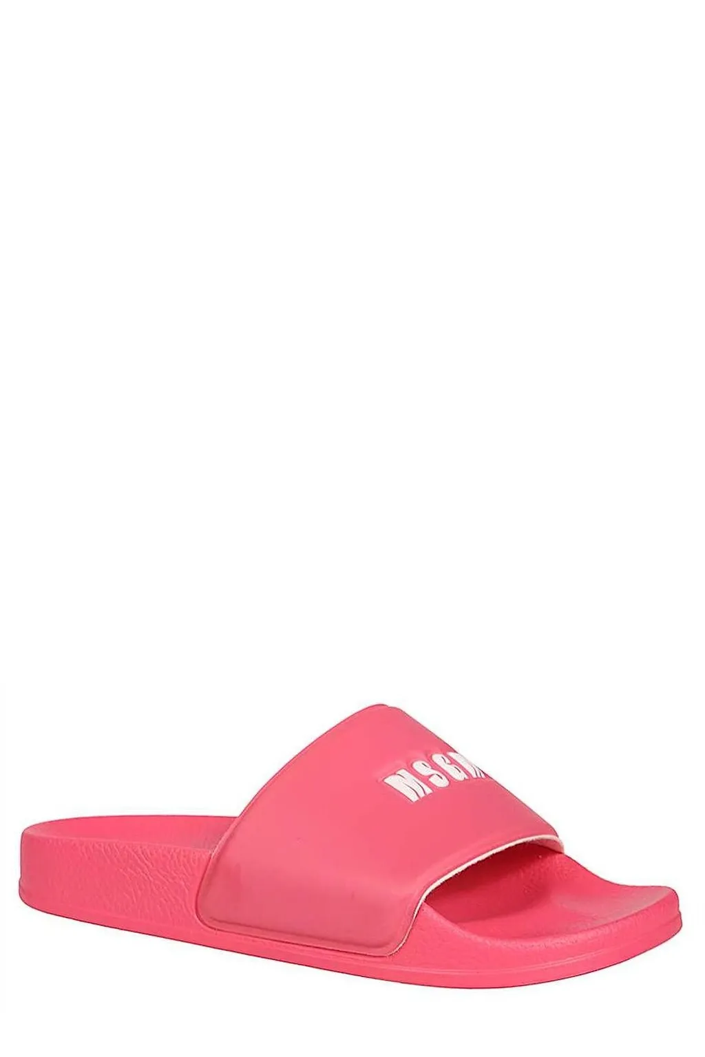 Msgm Logo Embossed Open-Toe Slides