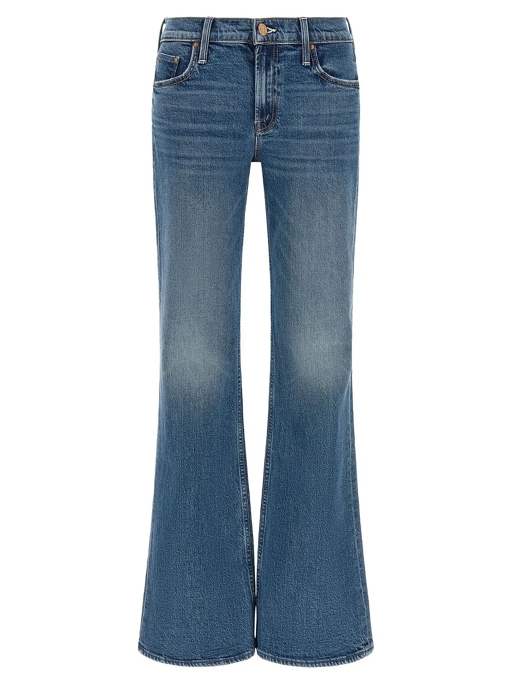 Mother Mid-Rise Flared Jeans