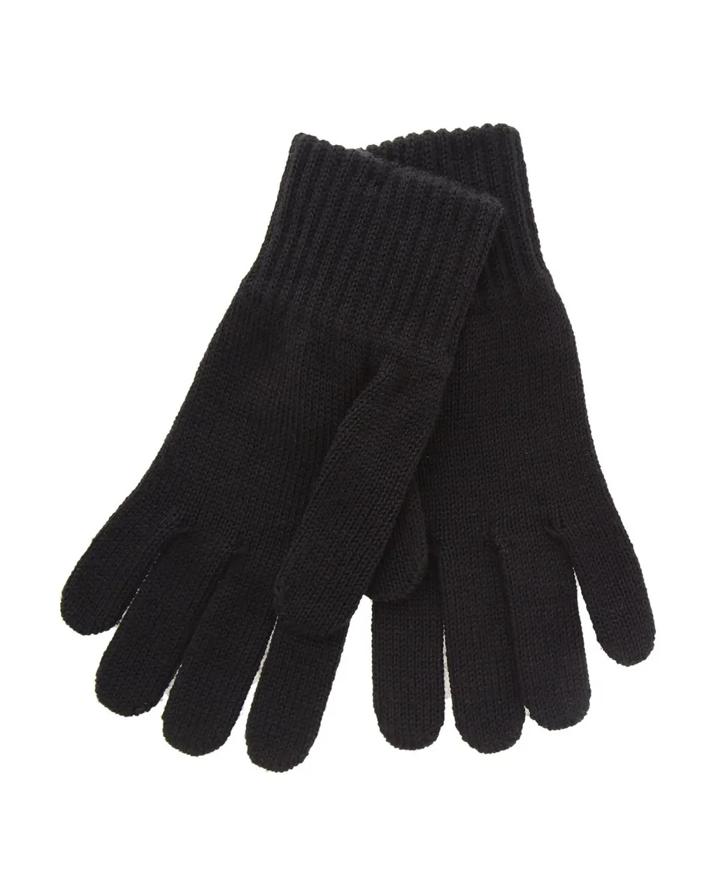 Msgm Logo Knit Gloves