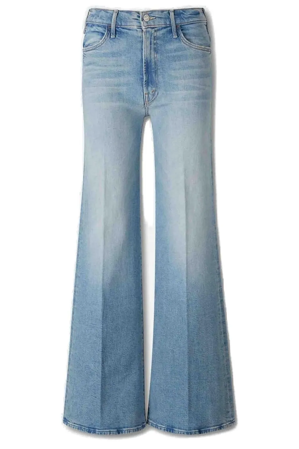 Mother Mid-Rise Flared-Leg Jeans