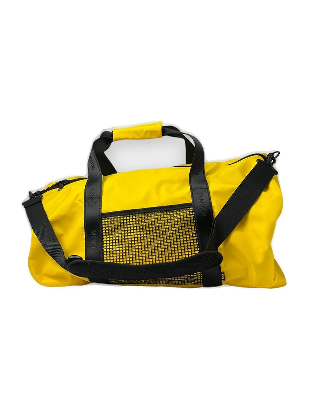 Msgm Logo Patch Duffel Bag