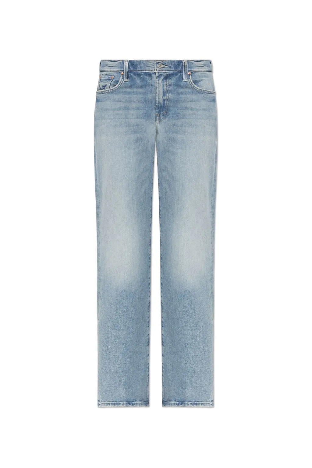 Mother Rambler Mid Rise Straight Jeans