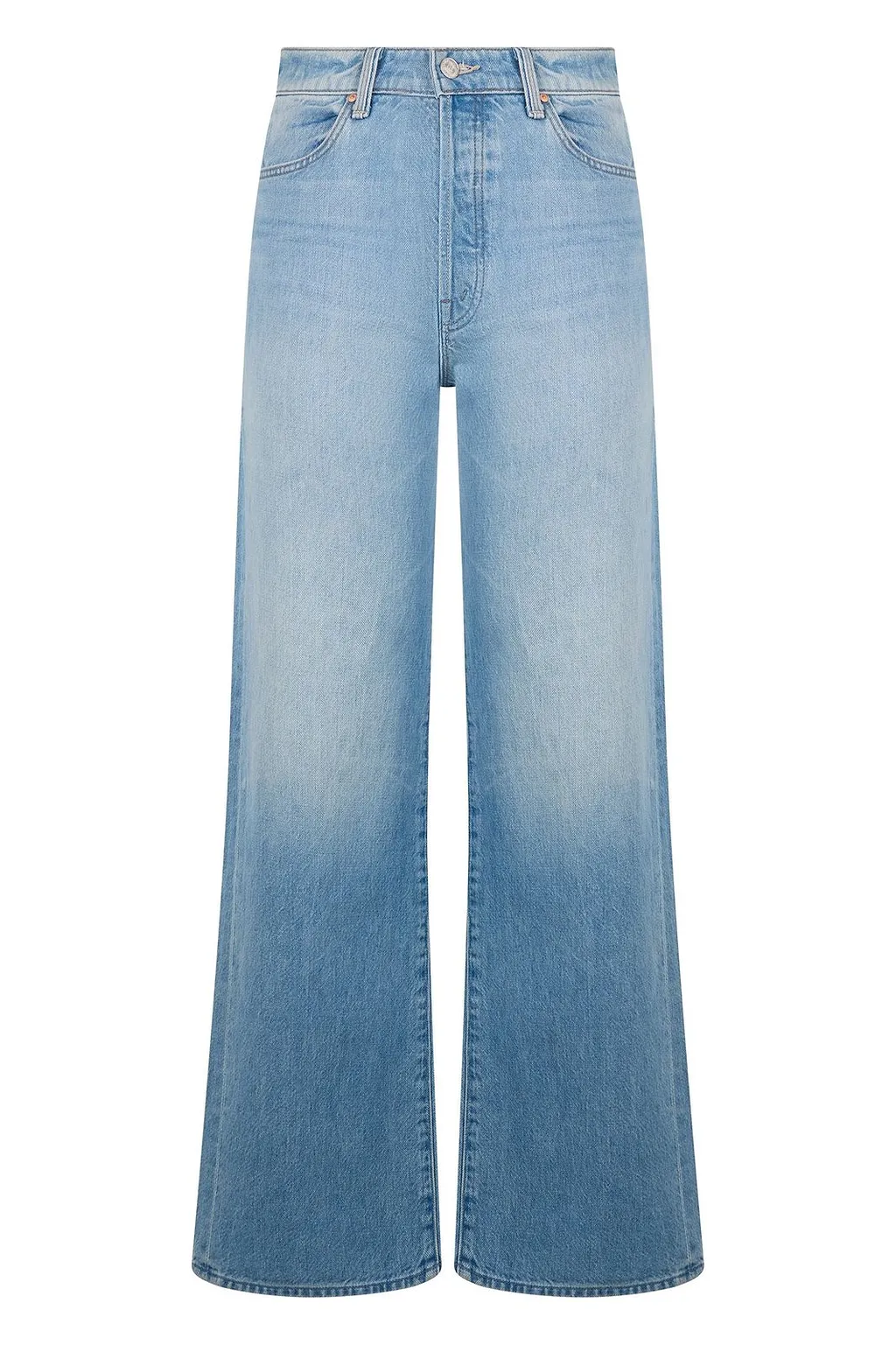 Mother Frayed Wide-Leg Jeans