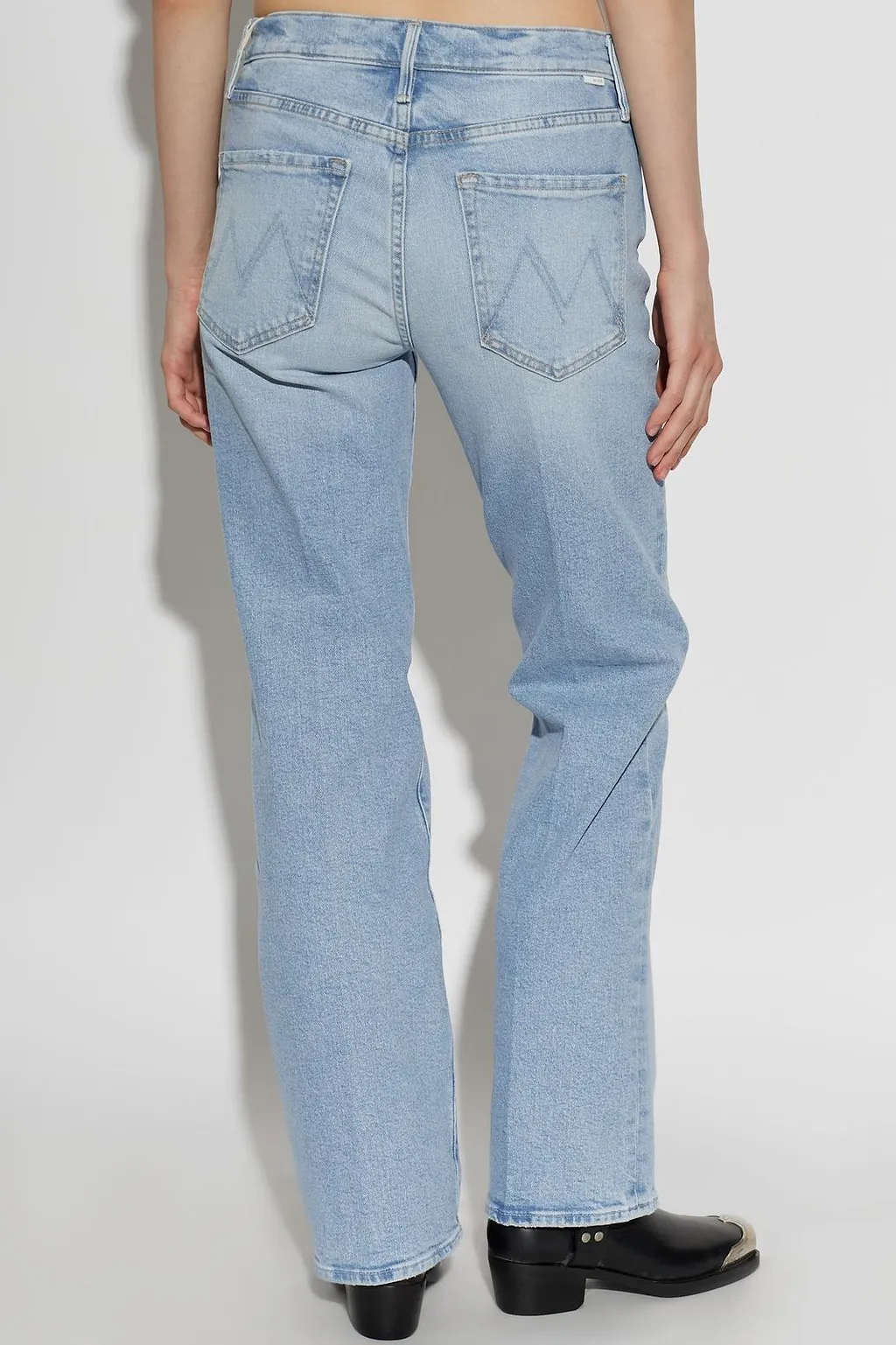 Mother The Kick It Straight-Leg Jeans