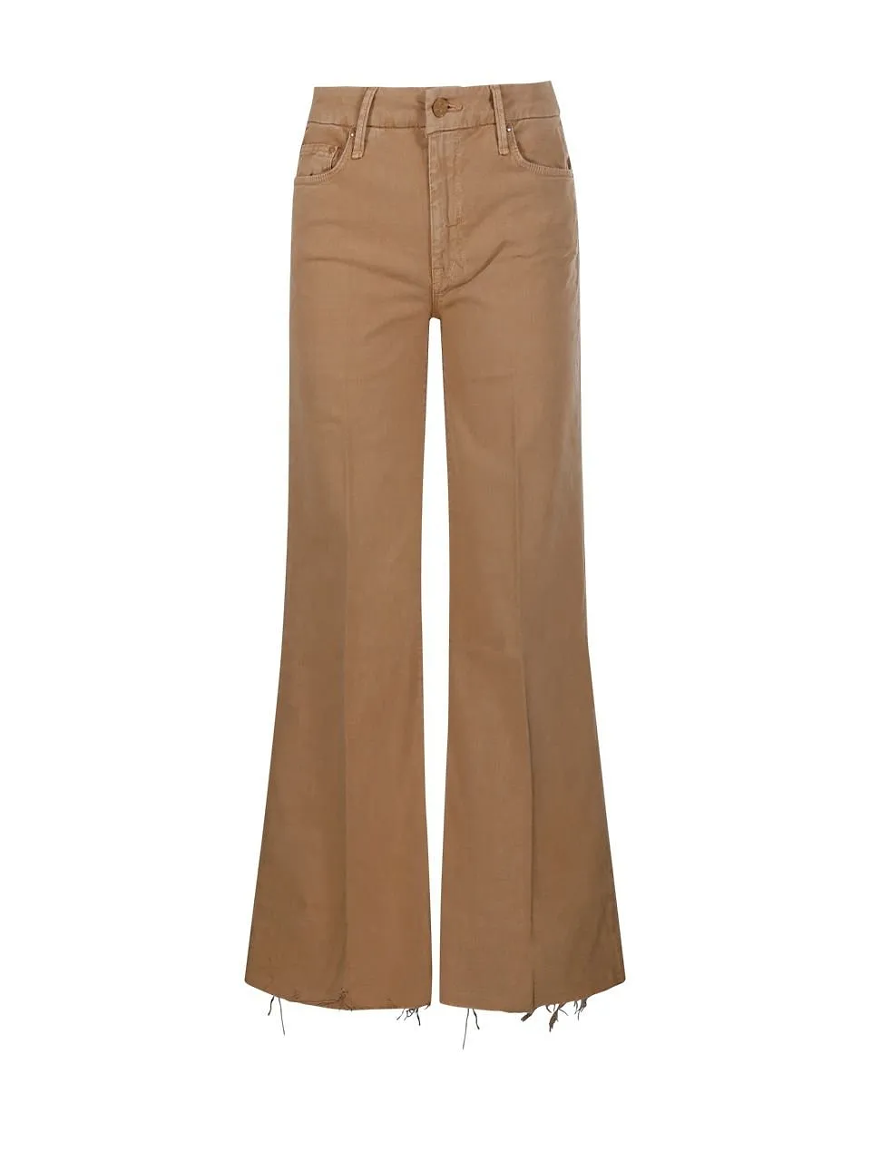 Mother The Roller Fray Wide-Leg Jeans