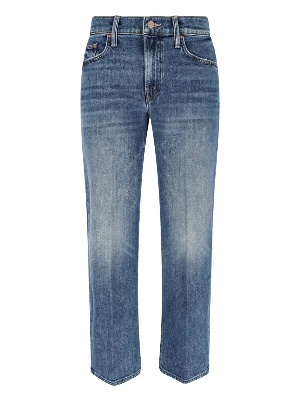 Mother The Mid Rise Rambler Zip Ankle Jeans