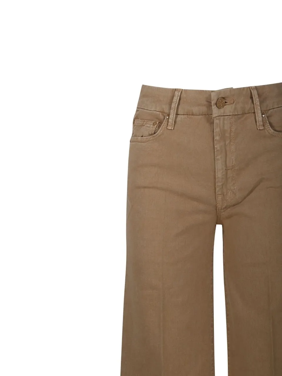 Mother The Roller Fray Wide-Leg Jeans