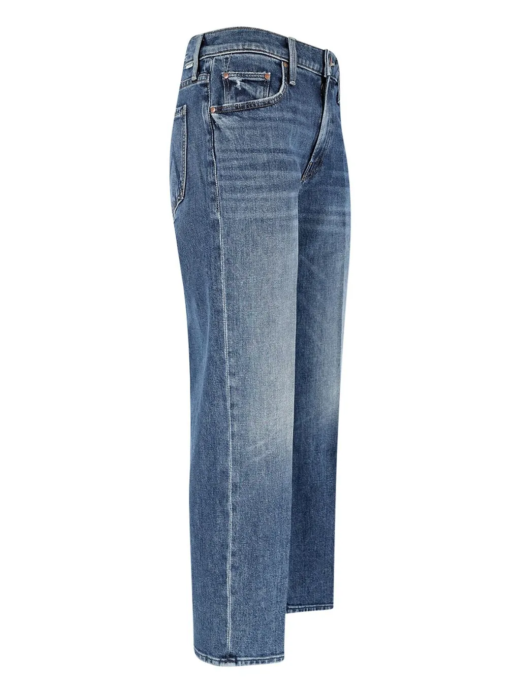 Mother The Mid Rise Rambler Zip Ankle Jeans