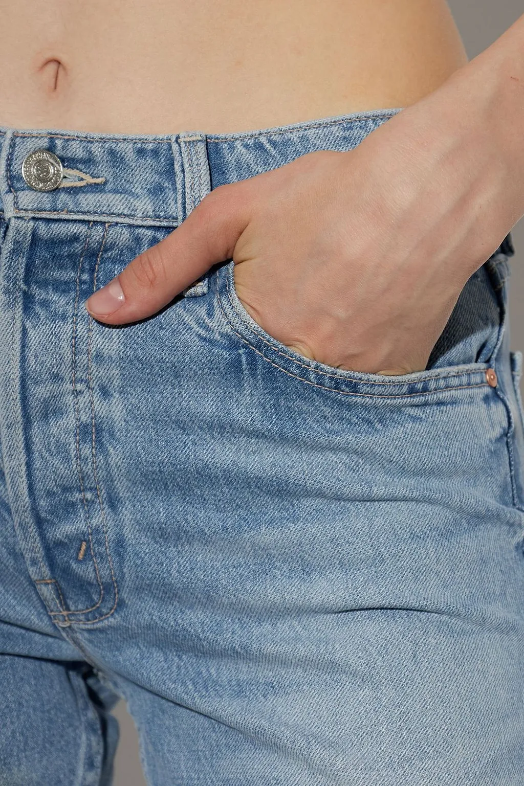 Mother The Tomcat Skimp Straight Jeans