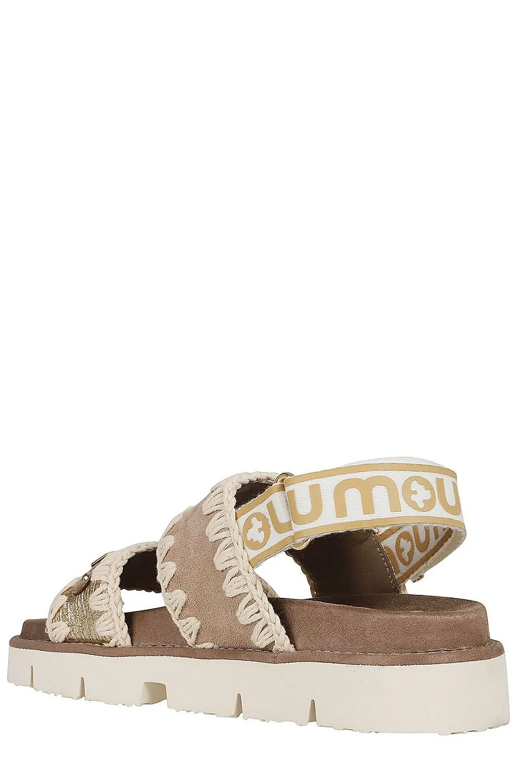 Mou Bio Round Open Toe Slingback Sandals