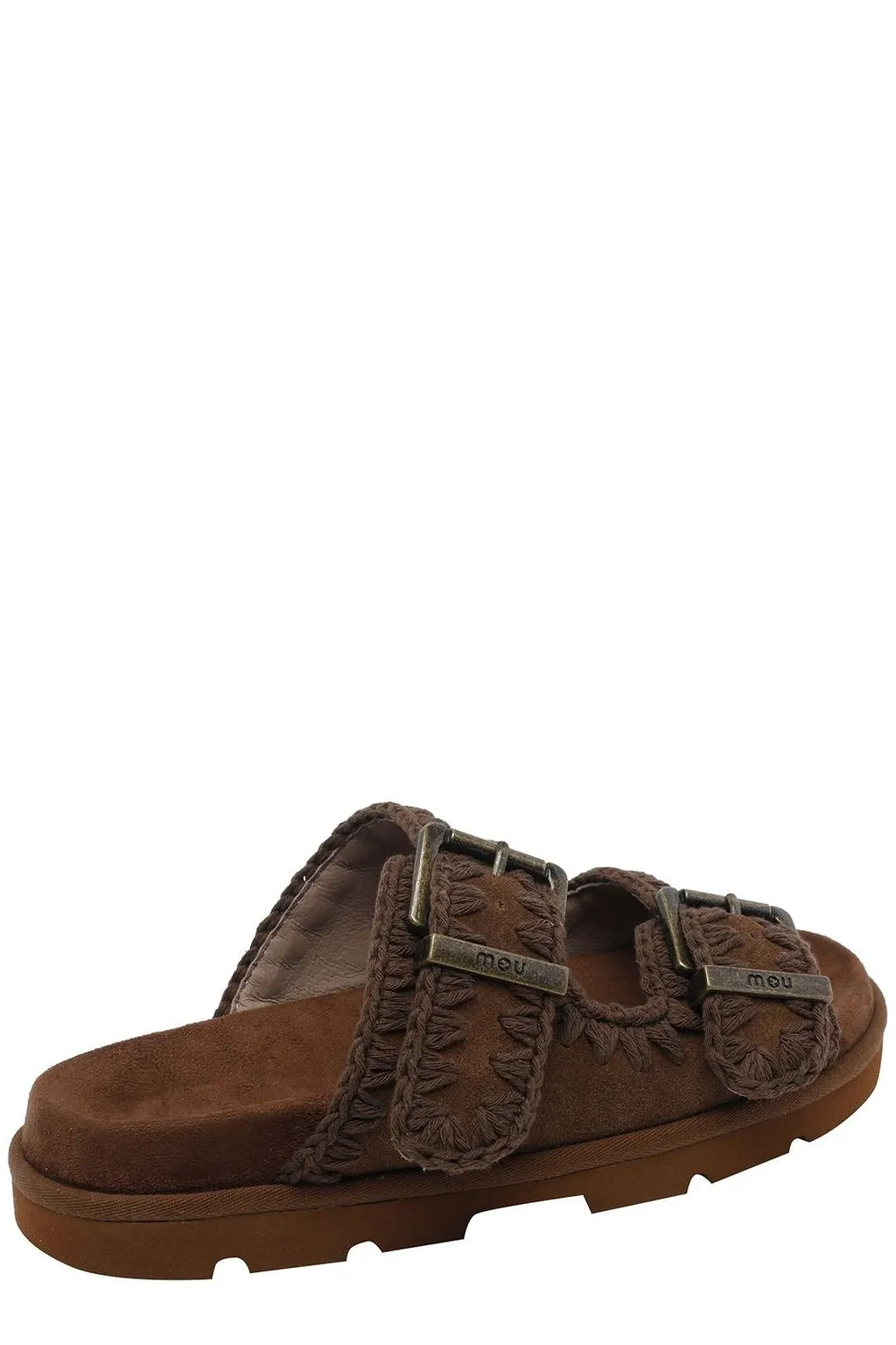 Mou Bio Buckled Flat Sandals