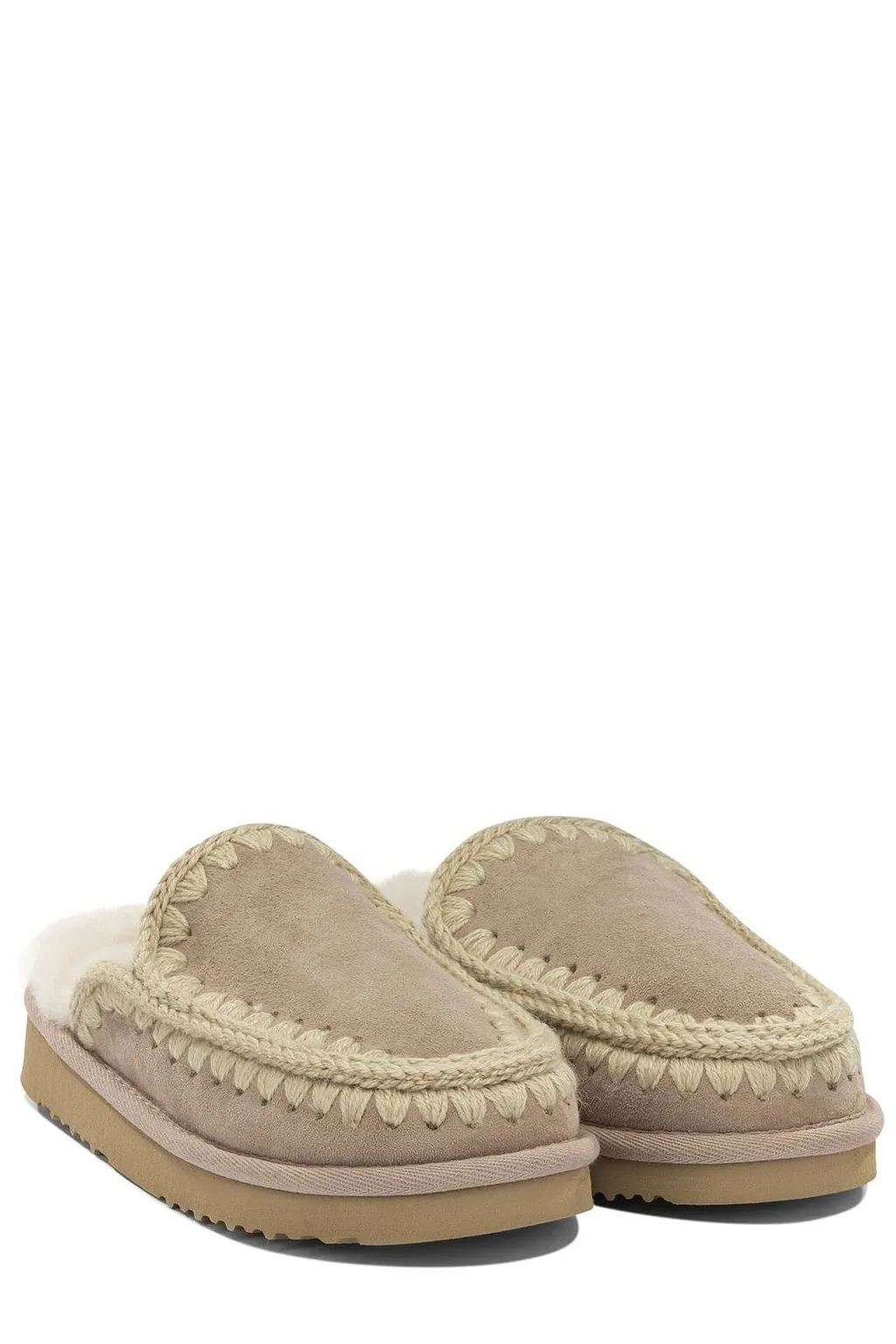 Mou Blanket Stitch Slippers