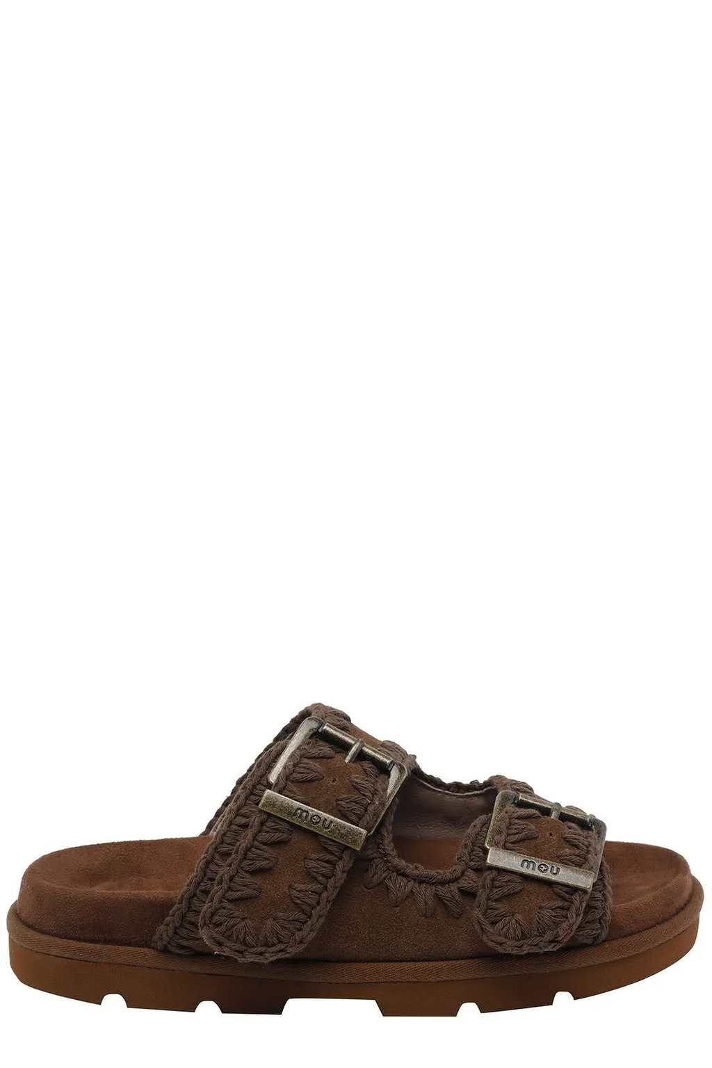 Mou Bio Buckled Flat Sandals