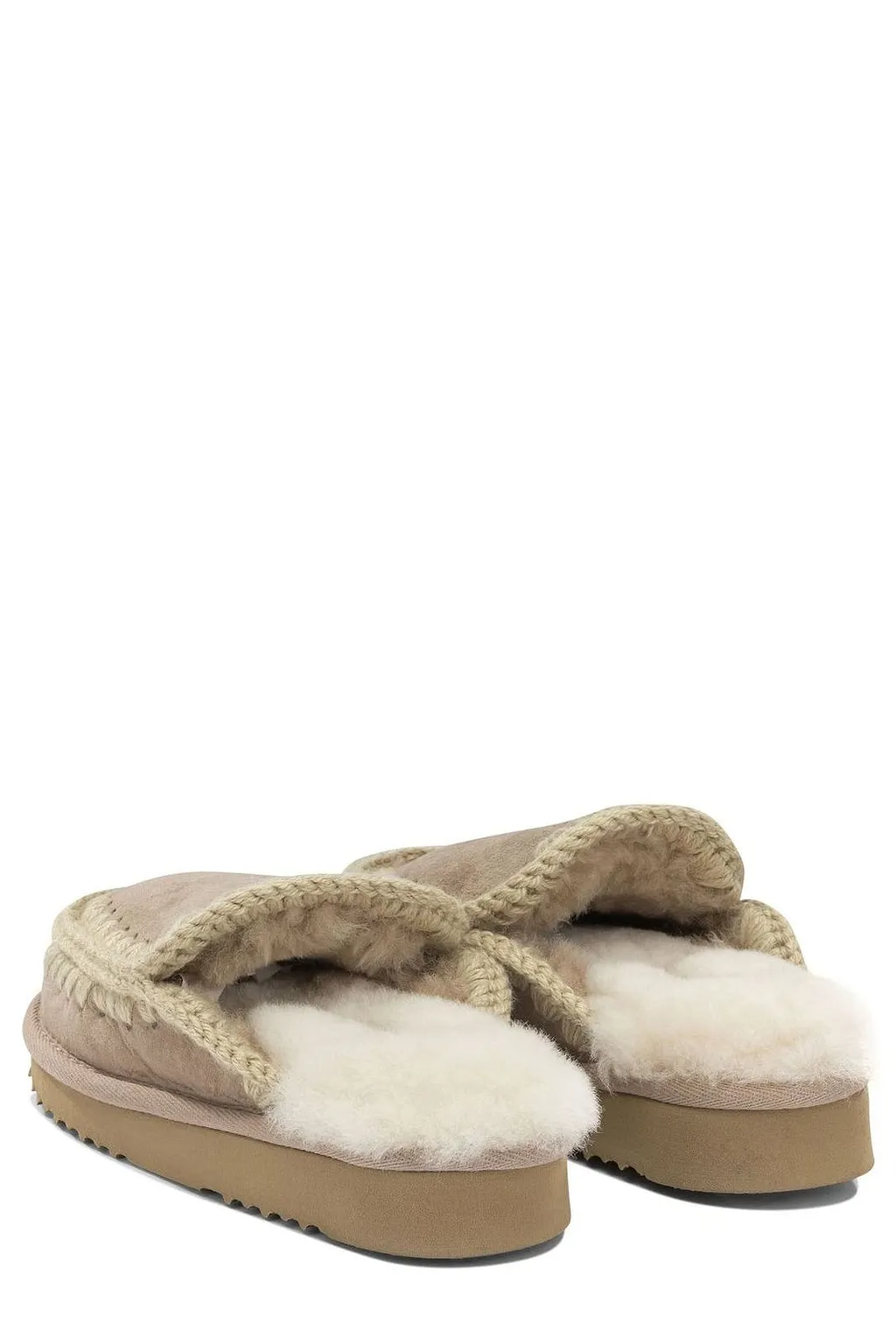 Mou Blanket Stitch Slippers