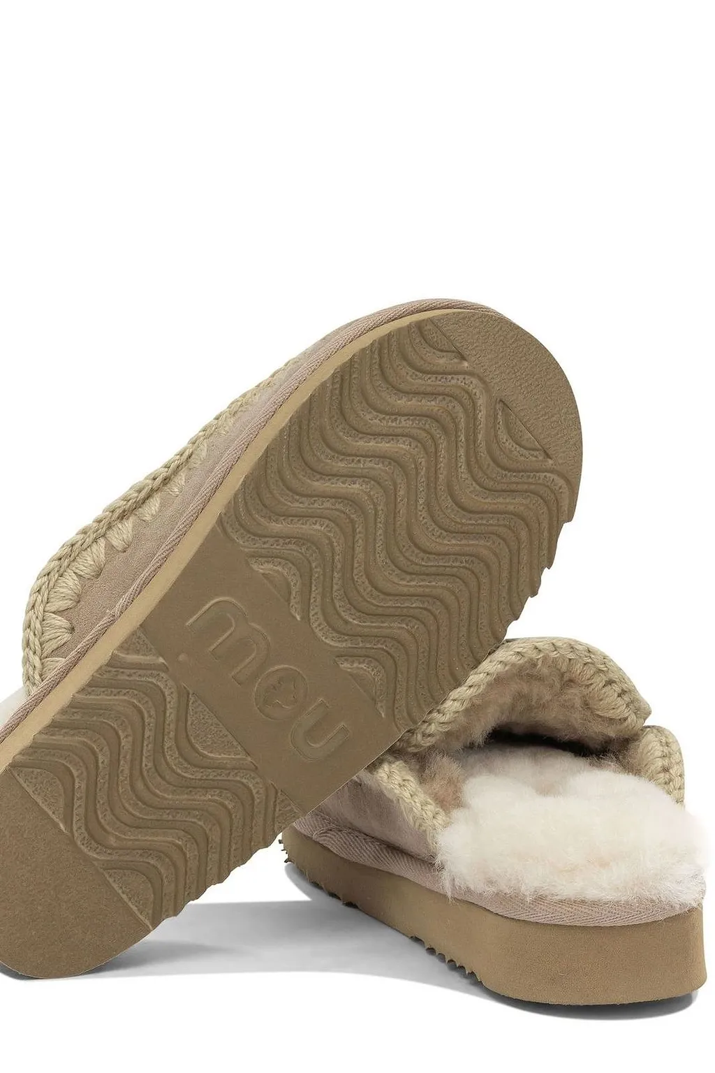 Mou Blanket Stitch Slippers