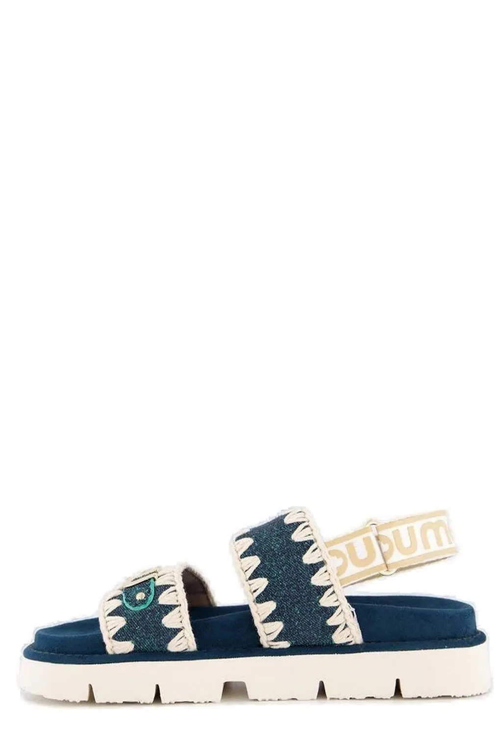 Mou Bio Round Open Toe Slingback Sandals