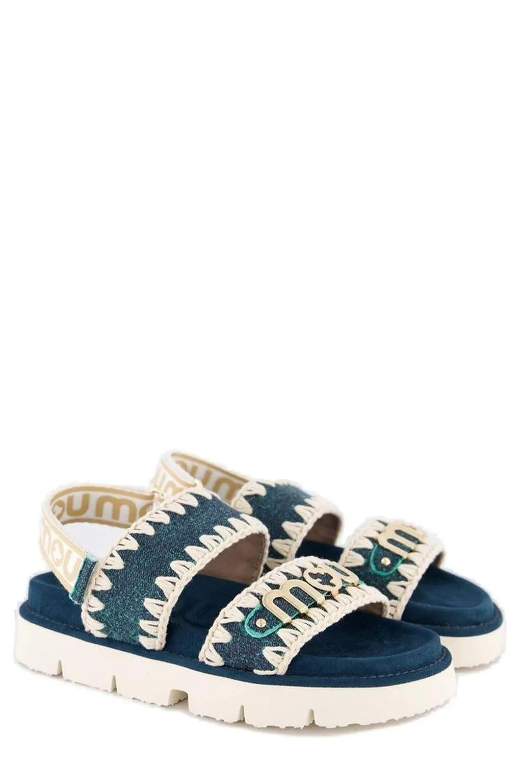 Mou Bio Round Open Toe Slingback Sandals