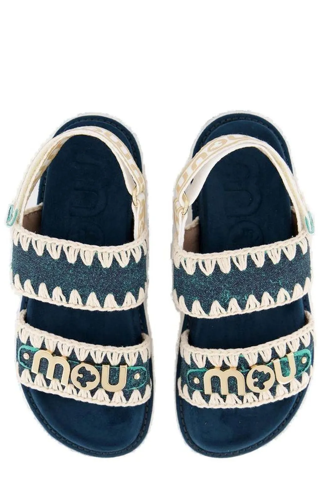 Mou Bio Round Open Toe Slingback Sandals