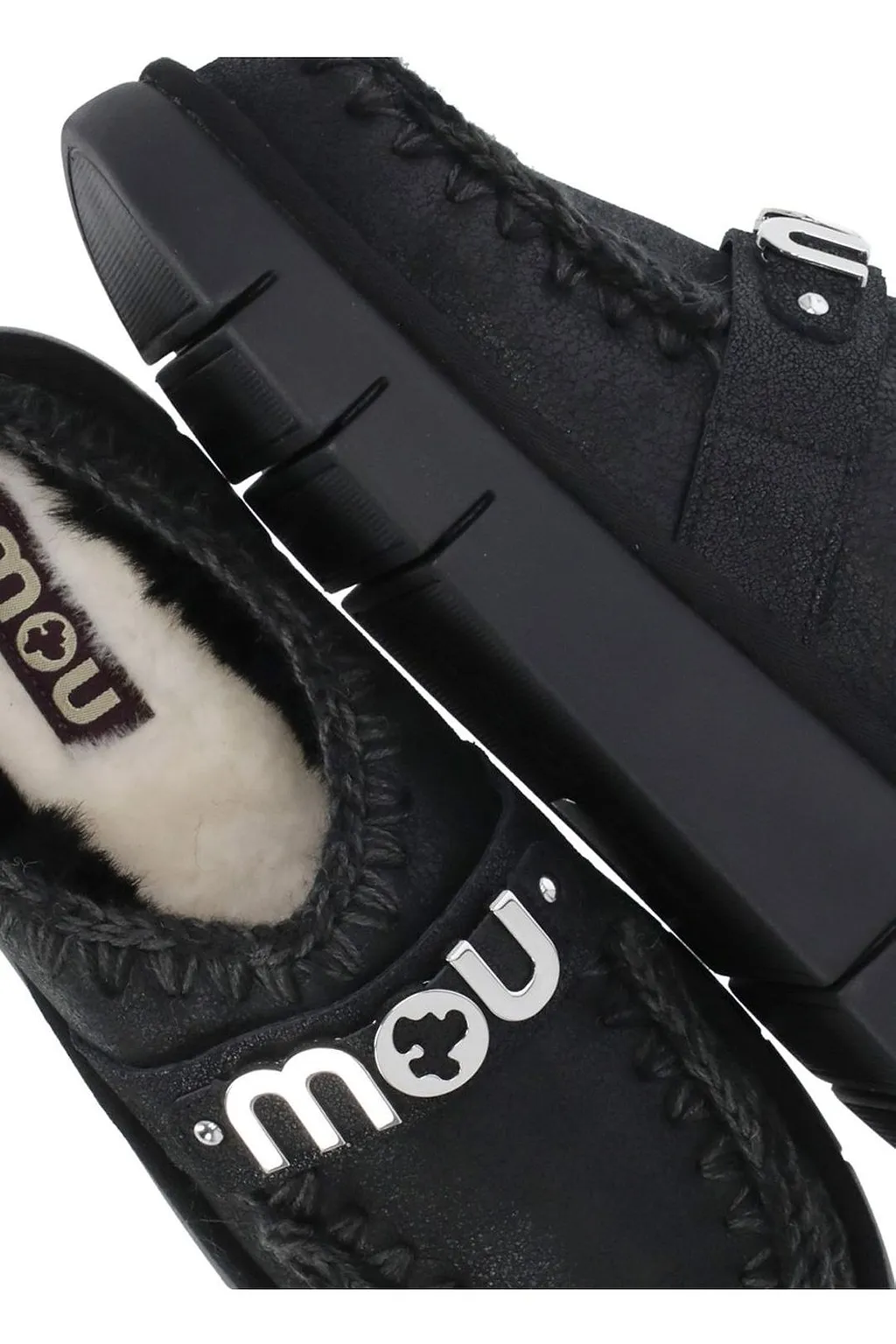 Mou Bounce Logo Lettering Clogs