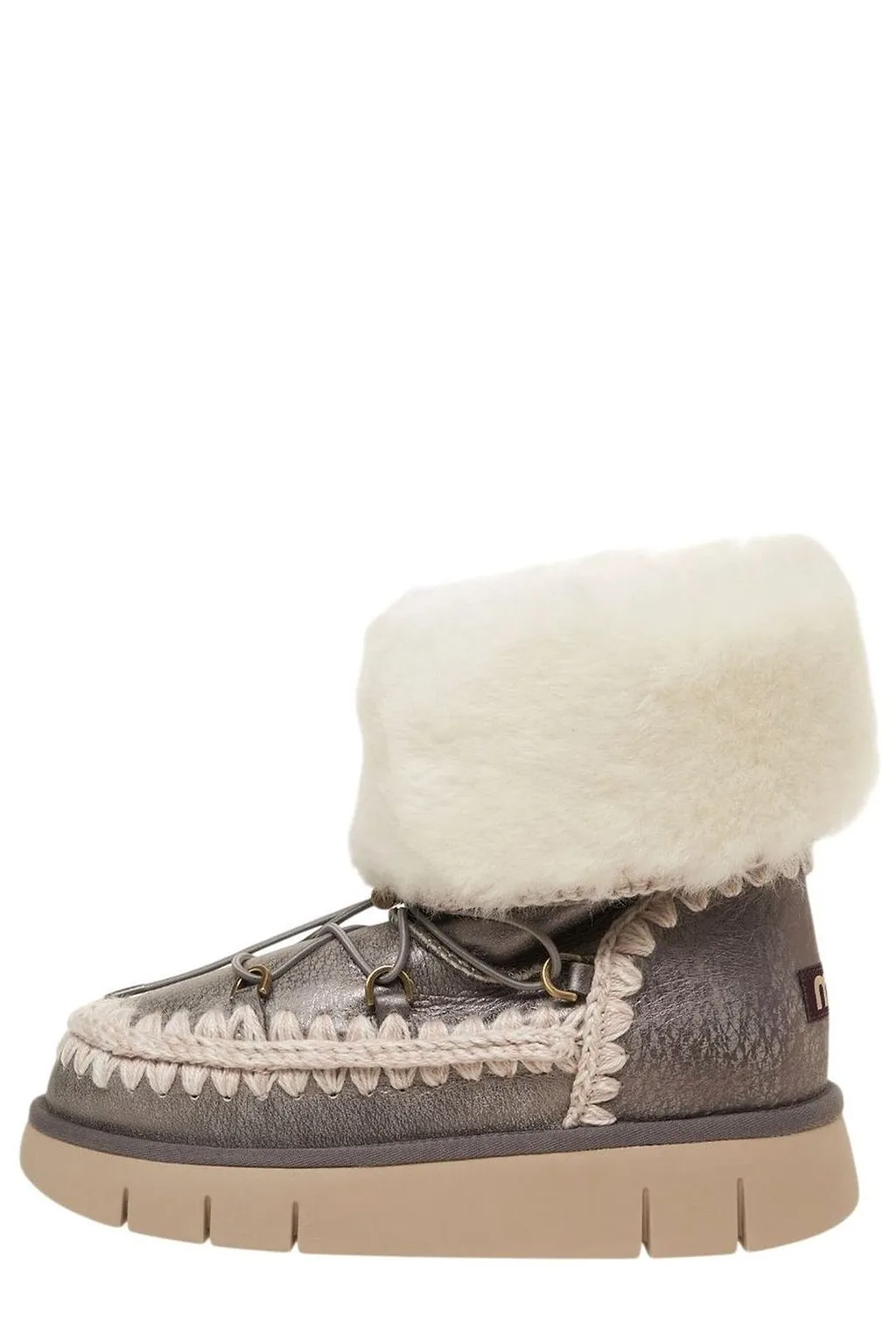 Mou Bounce Lace-Up Ankle Boots