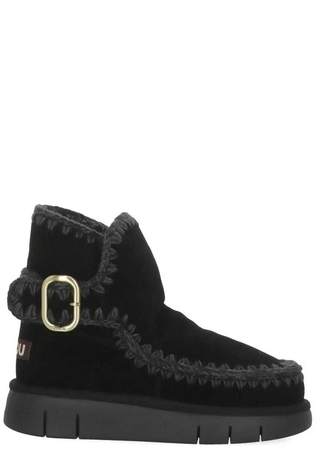 Mou Bounce Buckle Strap Boots