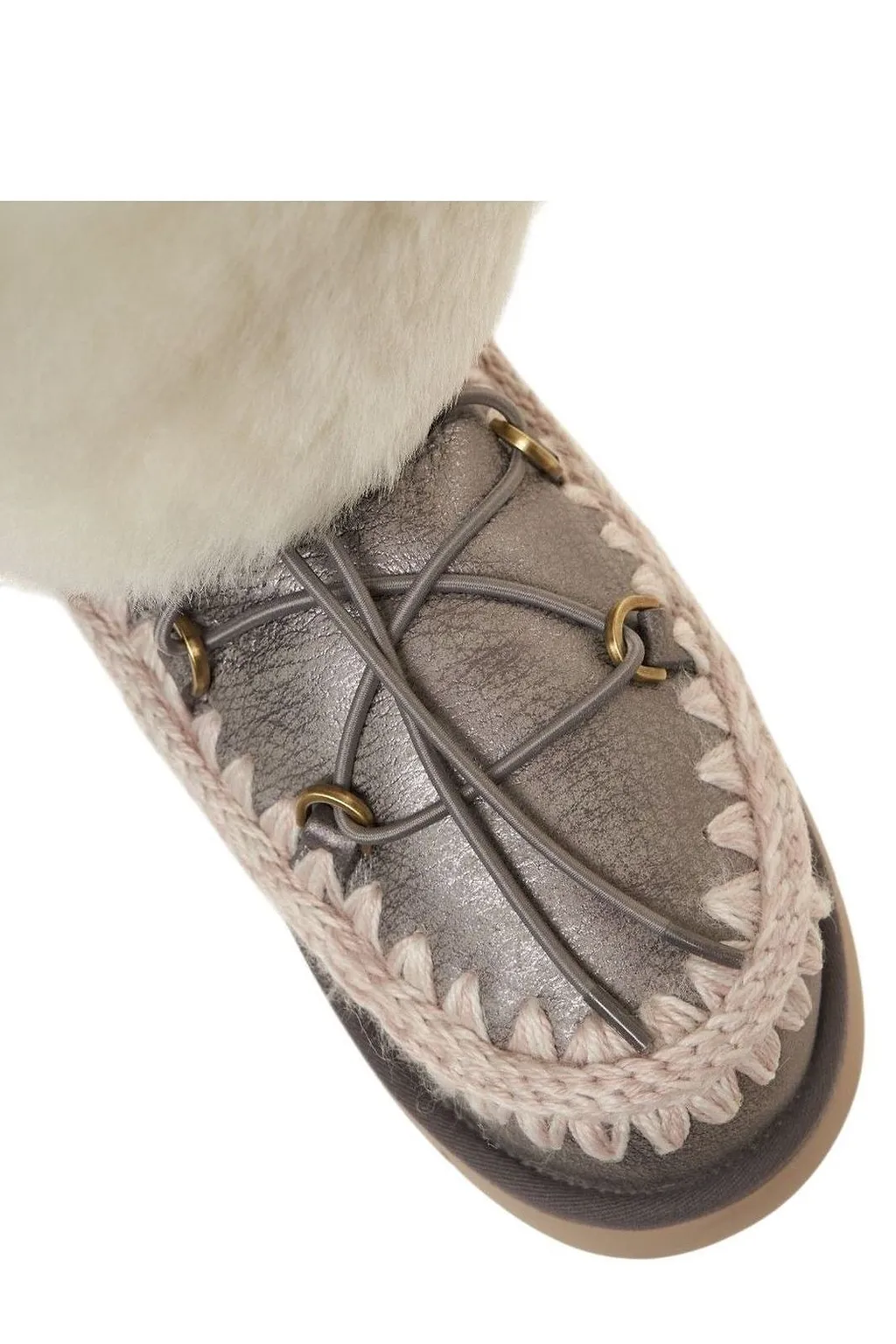 Mou Bounce Lace-Up Ankle Boots