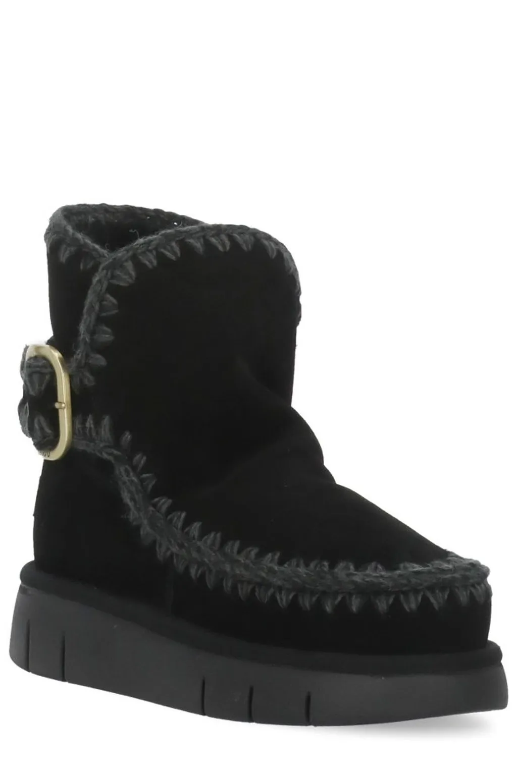 Mou Bounce Buckle Strap Boots