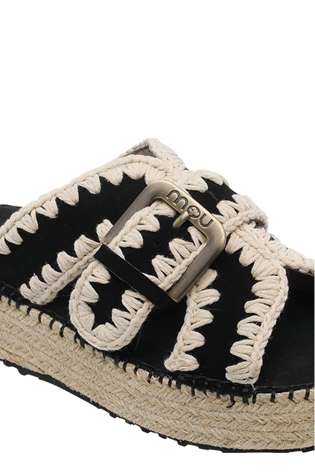 Mou Braided Platform Sandals