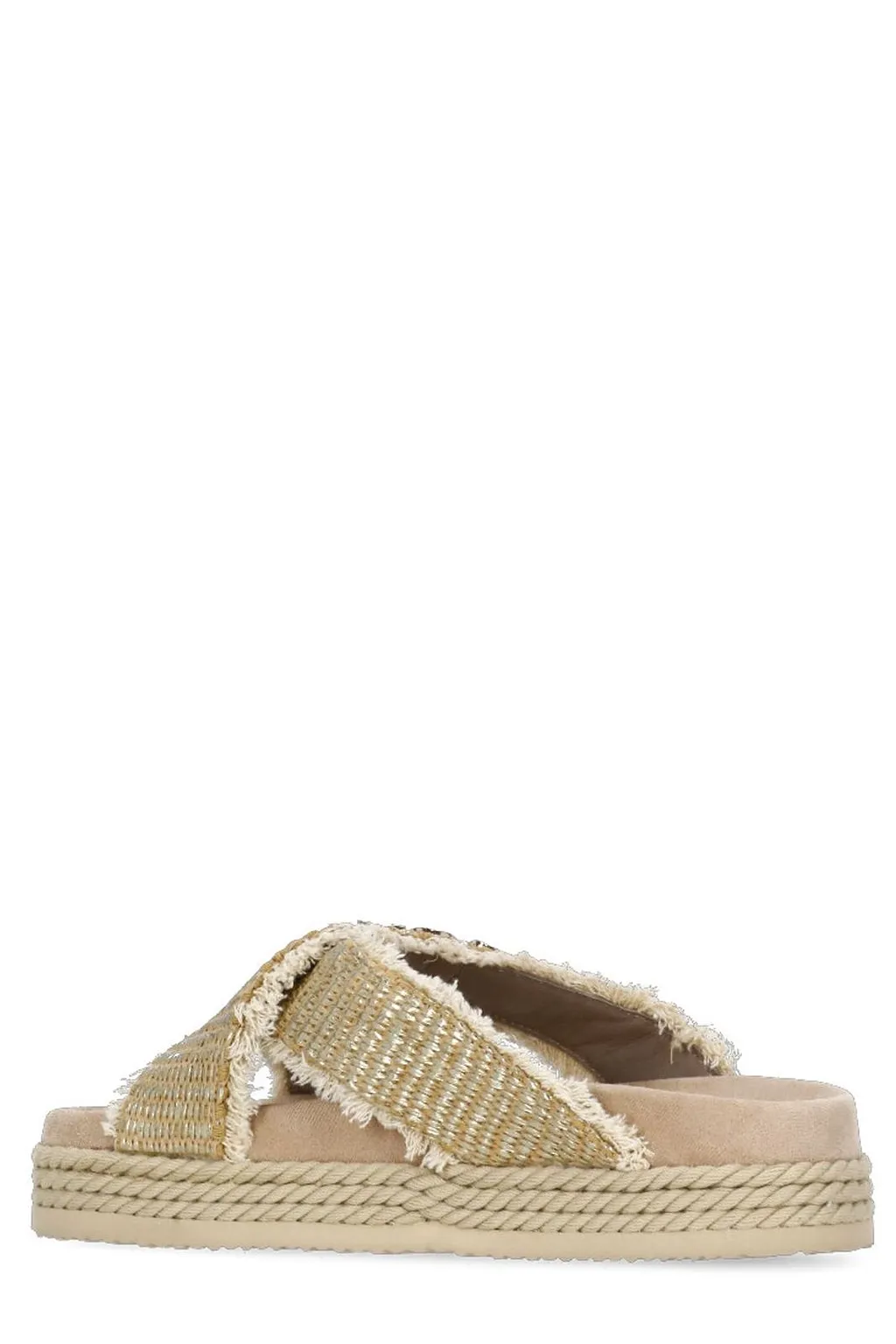 Mou Criss-Cross Rope Sandals
