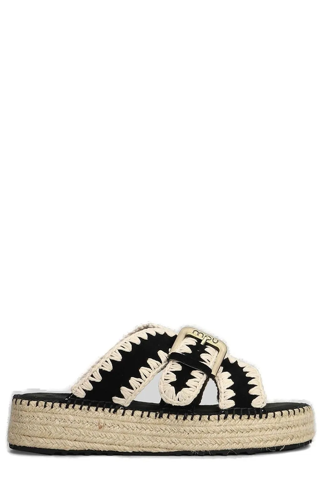 Mou Crossover Strapped Sandals
