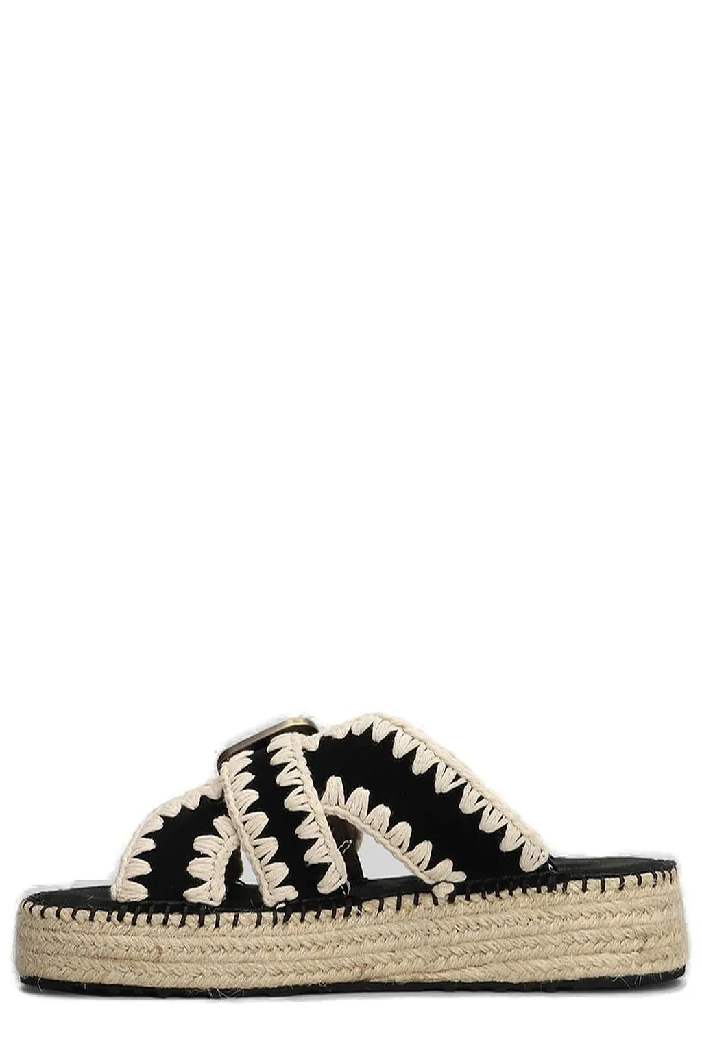Mou Crossover Strapped Sandals
