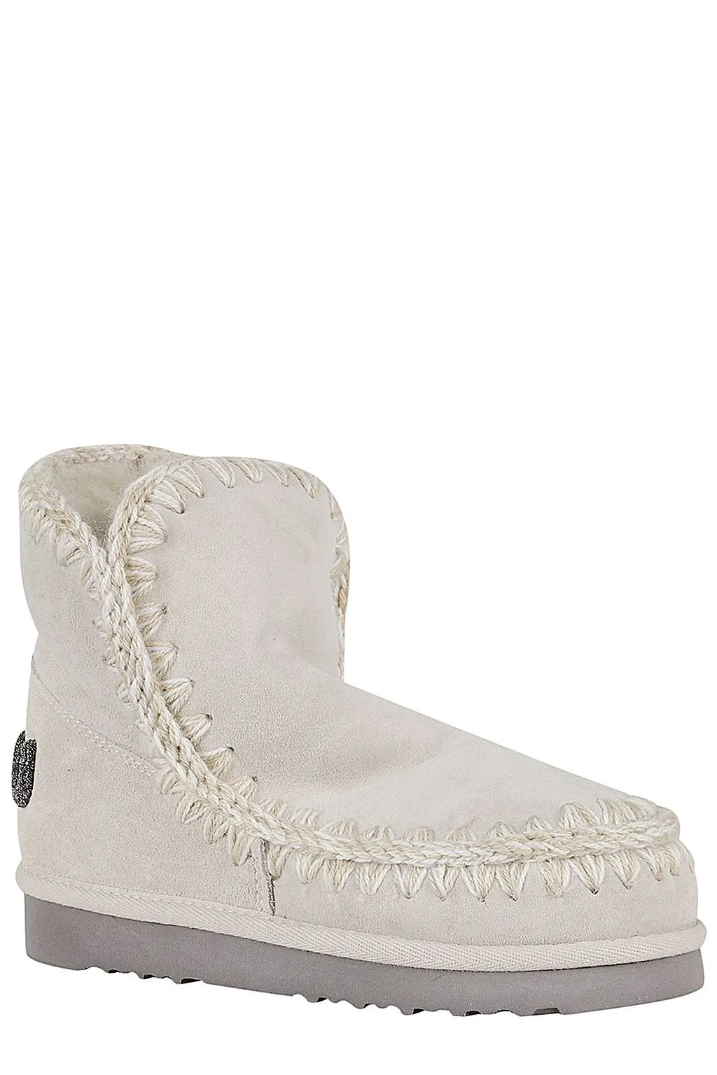 Mou Eskimo 18 Glitter Logo Slip-On Ankle Boots