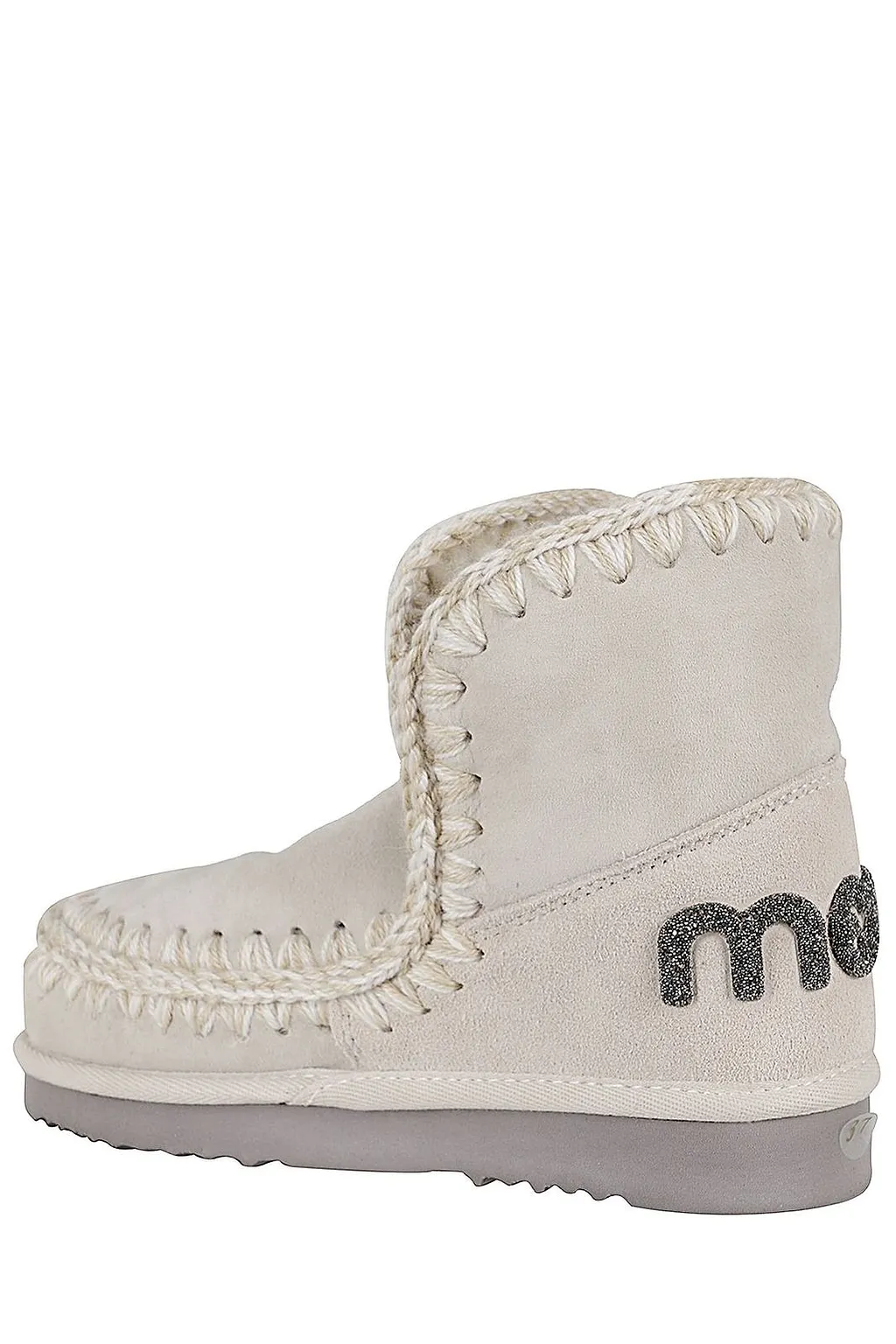 Mou Eskimo 18 Glitter Logo Slip-On Ankle Boots