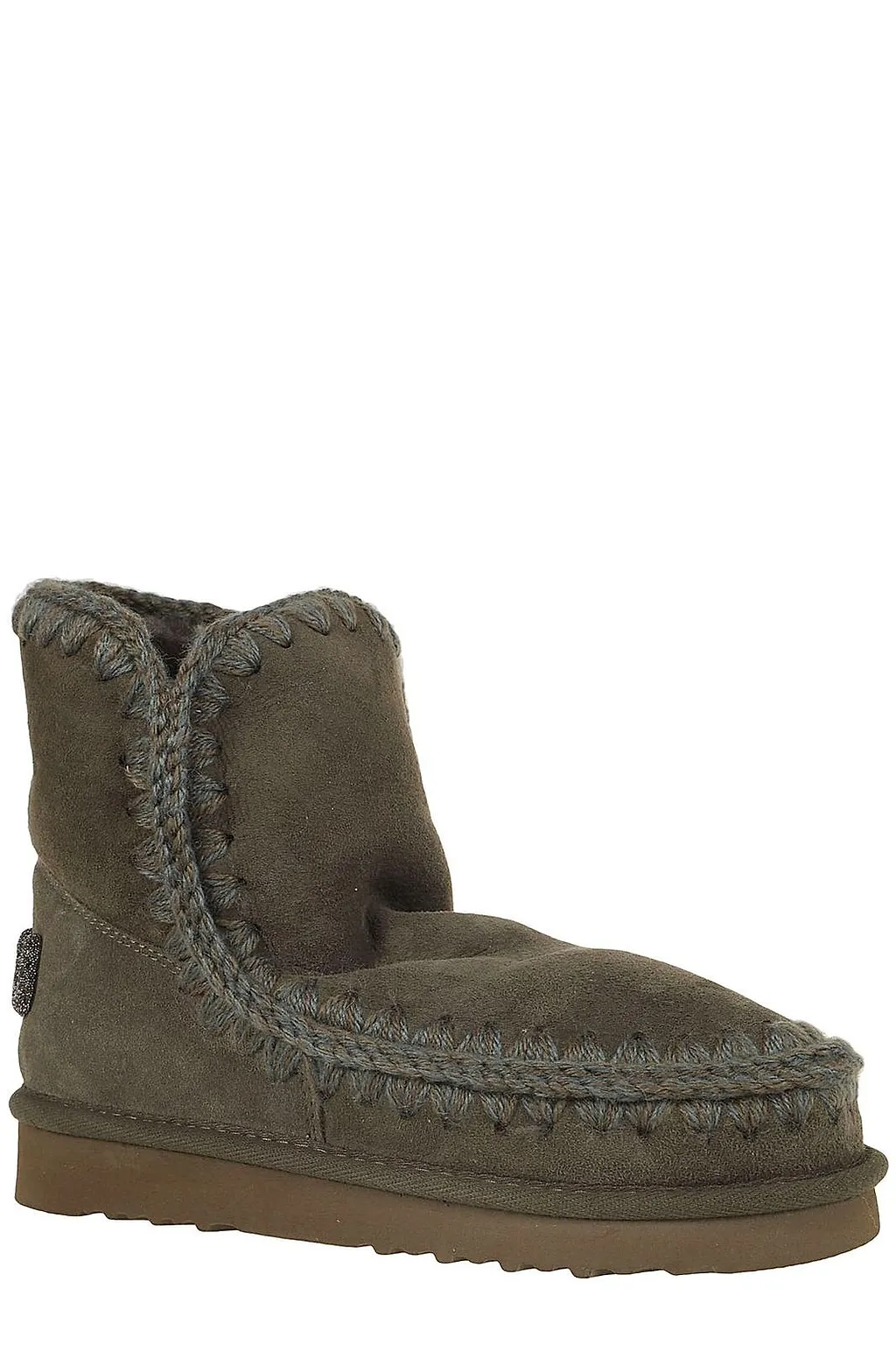Mou Eskimo 18 Glitter Logo Slip-On Ankle Boots