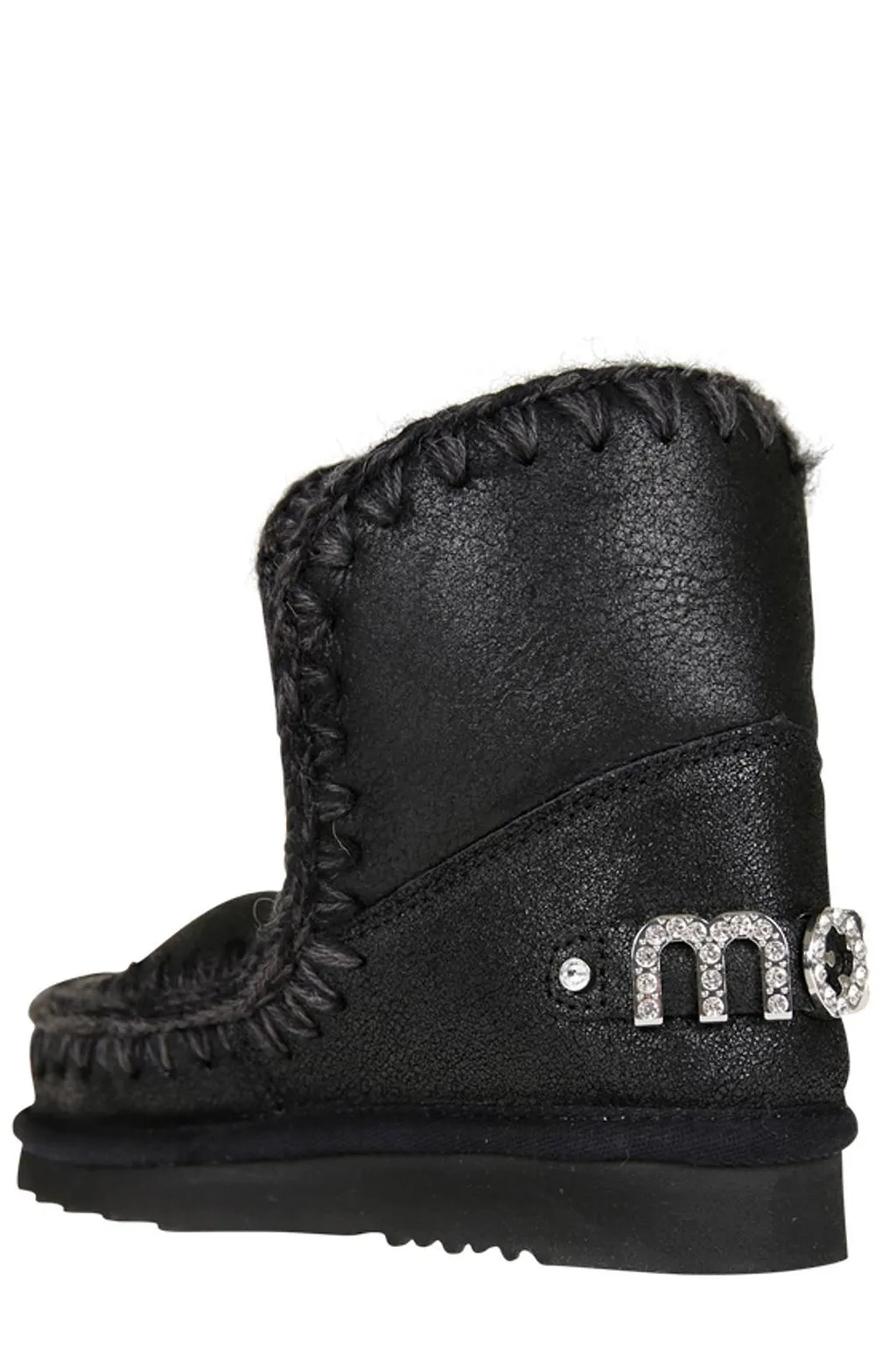 Mou Eskimo 18 Stitched Trim Ankle Boots