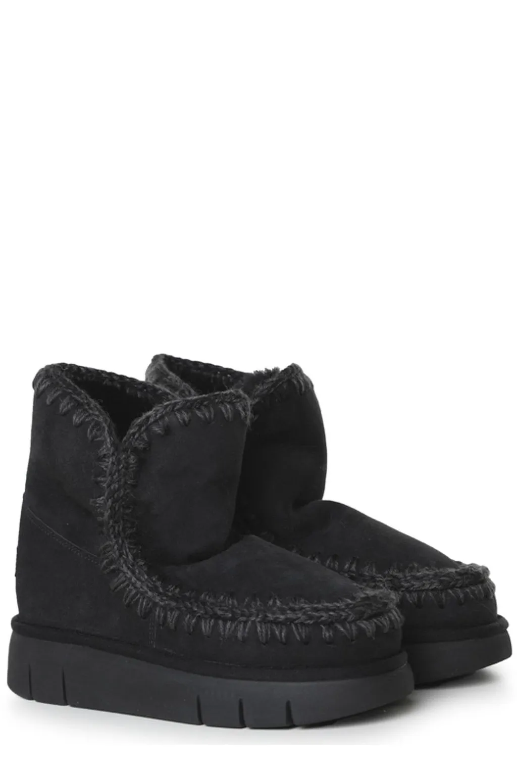 Mou Eskimo Contrast Stitch Boots