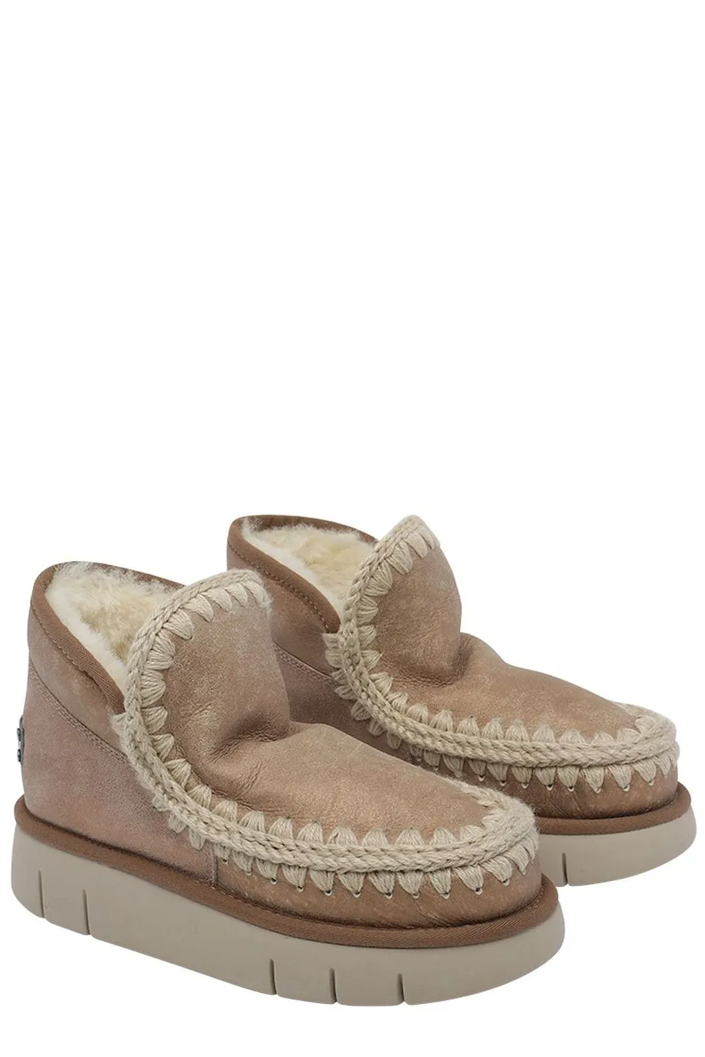 Mou Eskimo Bounce Stitch-Trim Boots